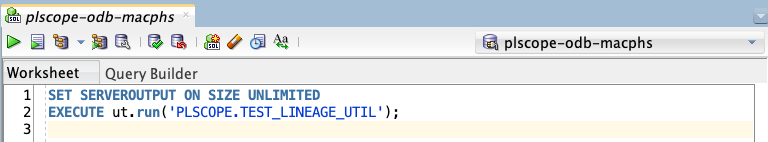 Running utPLSQL Tests in SQL Developer - Philipp Salvisberg's Blog