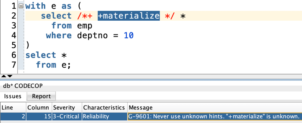 Finding Wrong Hints - Philipp Salvisberg's Blog